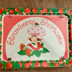 🍓 Vintage 1980s Strawberry Shortcake Tray 🍓